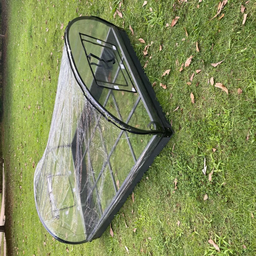 XWP012 garden bed with PVC cover planter vegetable and flower outdoor backyard natural pretty grey color