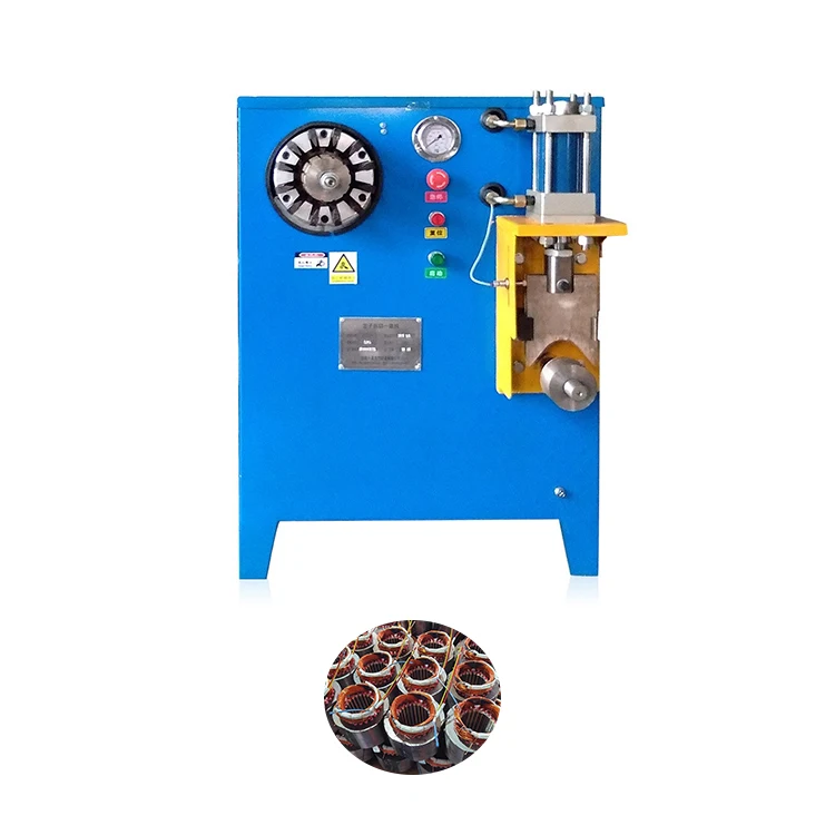 Electric Motor Stator Recycler Copper Winding Cutting Pulling Machine