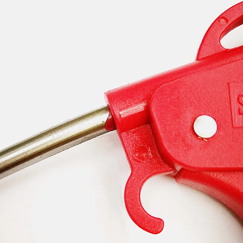 
Air Blow Gun Plastic Dust Gun with High Strength Stainless Steel Pipe -Strong Concentrated Nozzle Rubber Cap 1/4 PT STEEL 255mm 