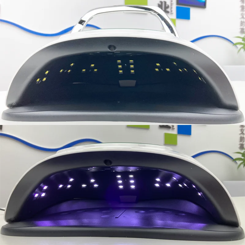 2 in 1 uv led light lamp dryer two hands large manicure set for nail gel polish curing 10/30/60/99S timer