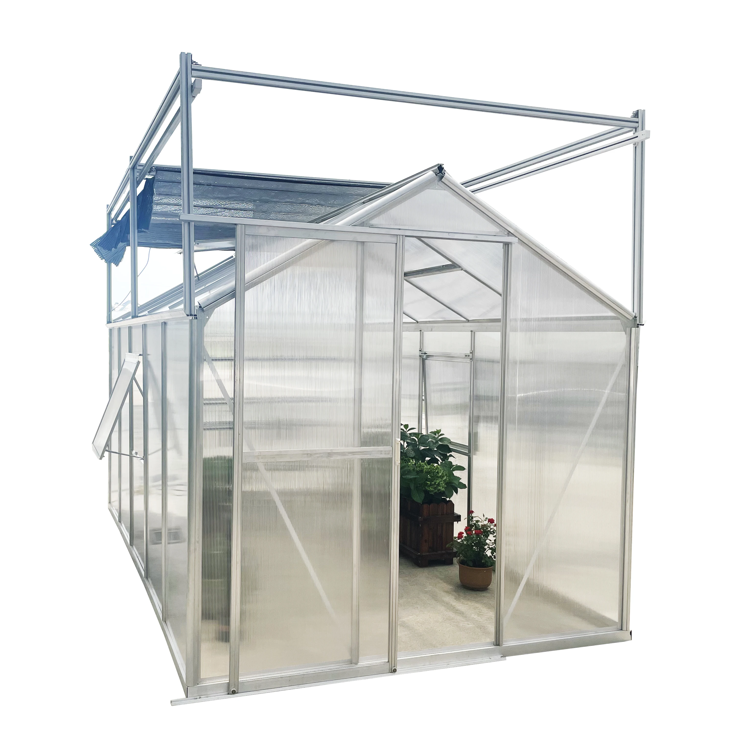 Skyplant Economical aluminium garden house greenhouse