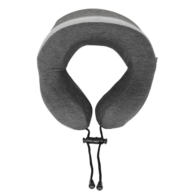 Outdoor Ergonomic Soft Slow Rebound Space Massage Memory Foam Solid Neck Cervical Healthcare U Shape Neck Travel Pillow