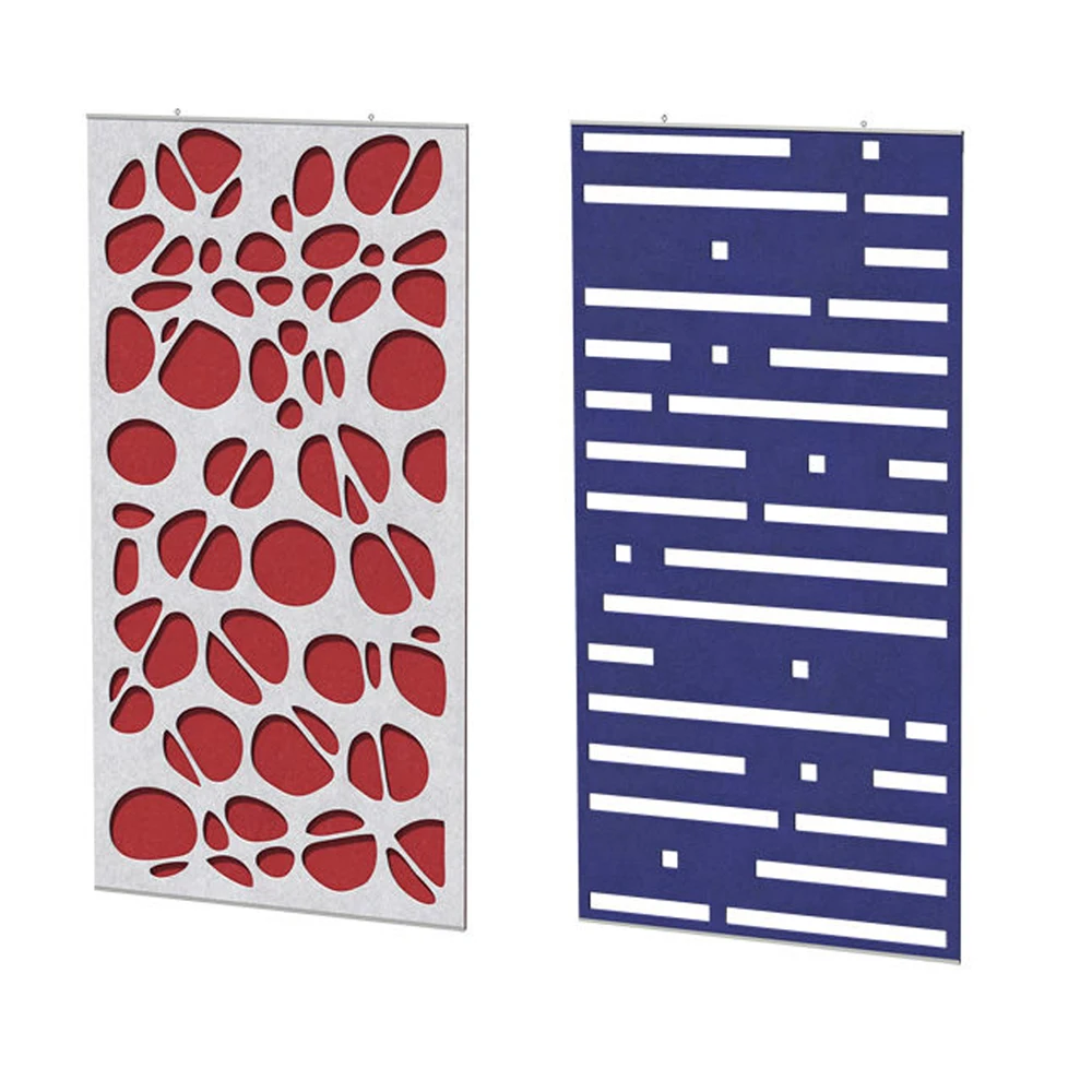 sound absorbing polyester acoustic panel Insulation Polyester Fiber Acoustic Panel Sound Proof Hanging PET Felt Acoustic Board