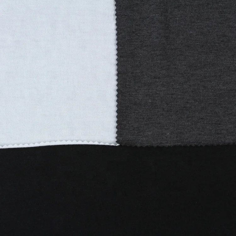 Самые популярные трикотажные дышащие черные Стрейчевые Трикотажные изделия из полиэстера и вискозы