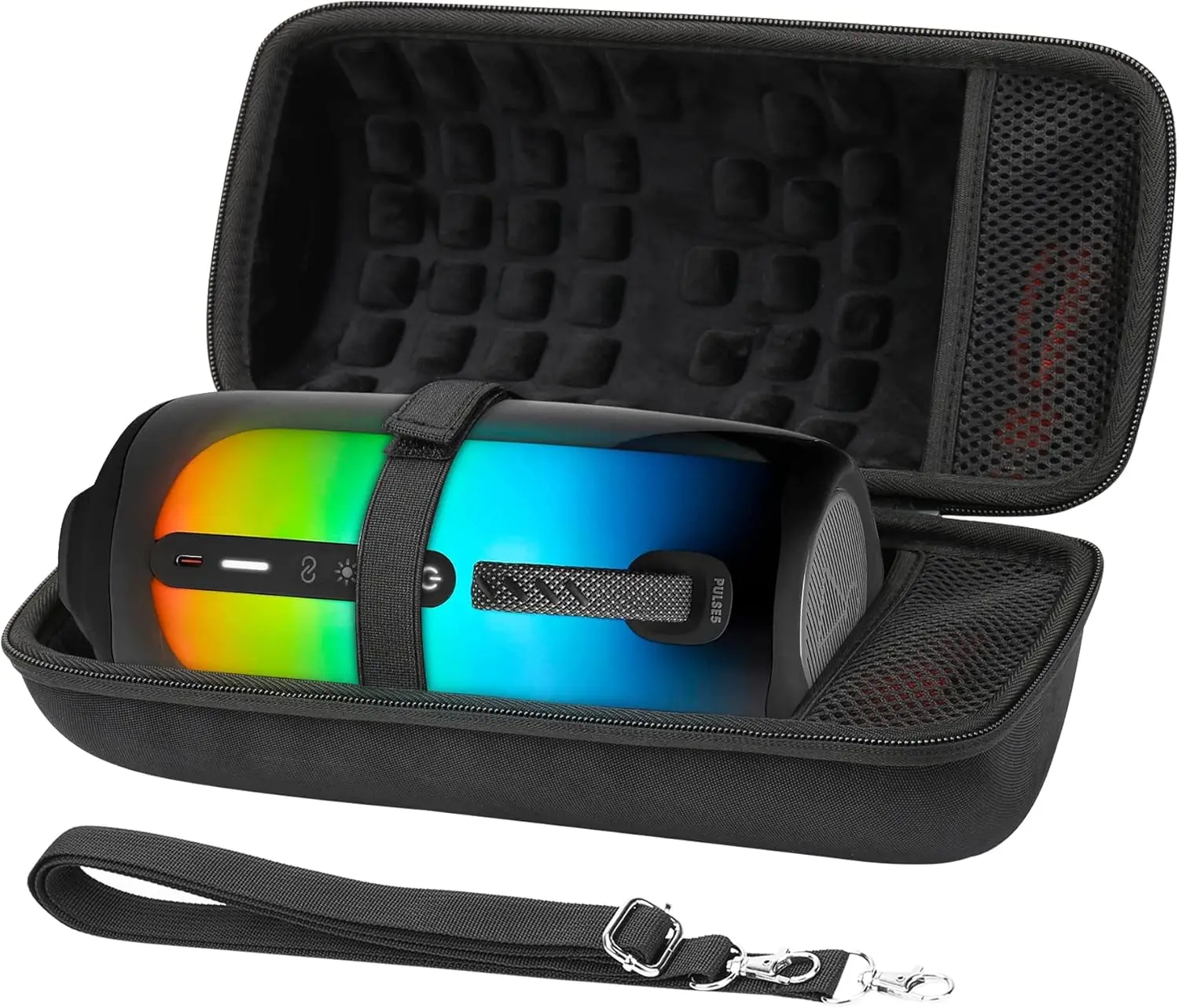 Carrying Case For JBL Pulse 5 Customizable Travel Bag Shockproof Waterproof Hard Eva Case Multifunctional Case