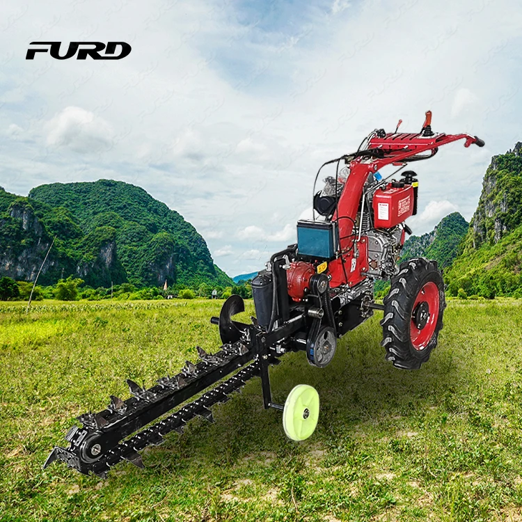 Best-selling global mini trencher chain trencher China best quality chain trencher