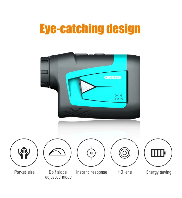 2021 Newest Mileseey Golf Rangefinder 600m Telescope Rangefinder For Hunting Golf Laser Rangefinder PF210