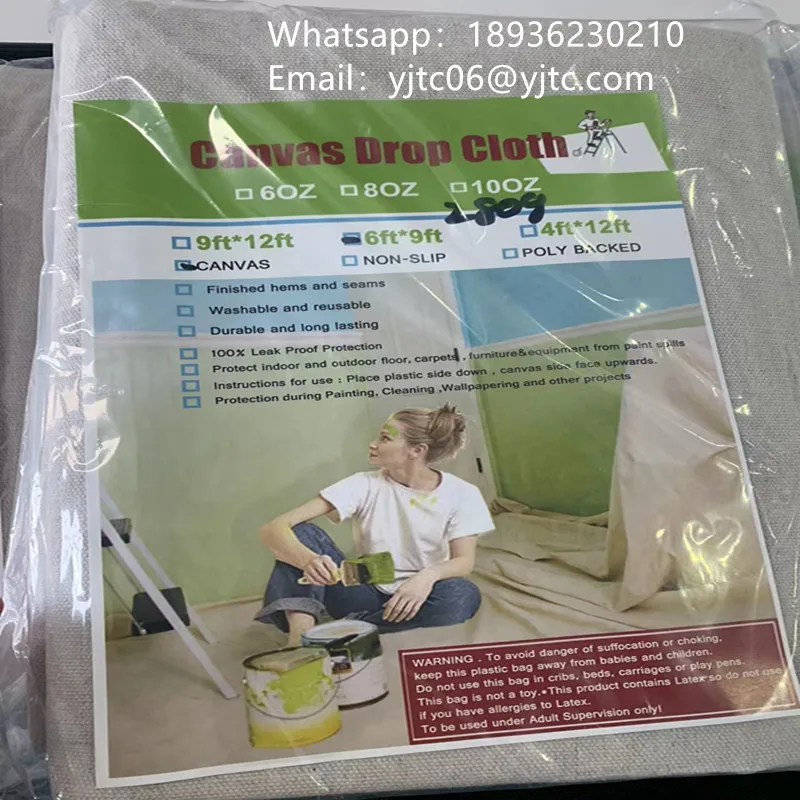 20' X 30' Factory Price Manufacturer Feet Cloth Cover Back Drop Canvas Ship Clothing Dust Sheet