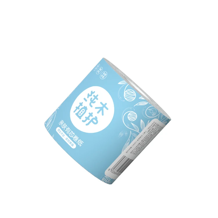 Factory Price High Standard Eco-Friendly Comfortable 4 Ply White Tissue Toilet Paper Roll