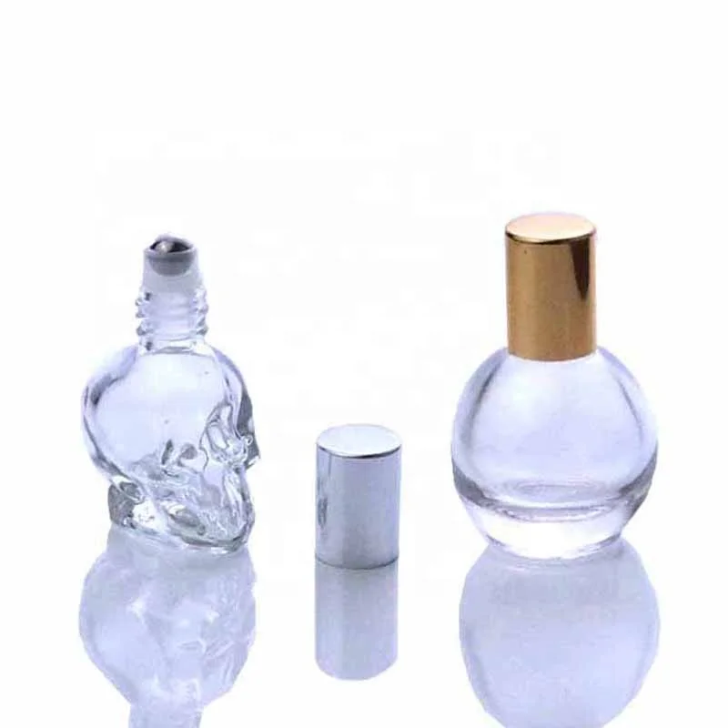 Hot sale 6ml 8ml 10ml CBD roll on perfume oil bottles cosmetic packaging stainless roller bottle with steel ball (NRB01)