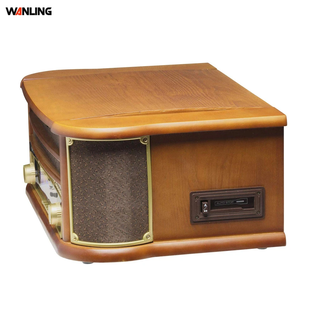 China antique turntable cd record cassette radio player vintage DAB radio record player