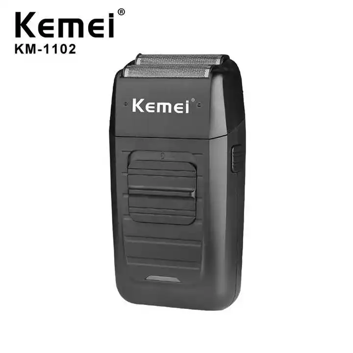 KEMEI 1102 Rechargeable Cordless Electric Shaver for Men Twin Blade Reciprocating Beard Razors Face Care Multifunction Trimmer