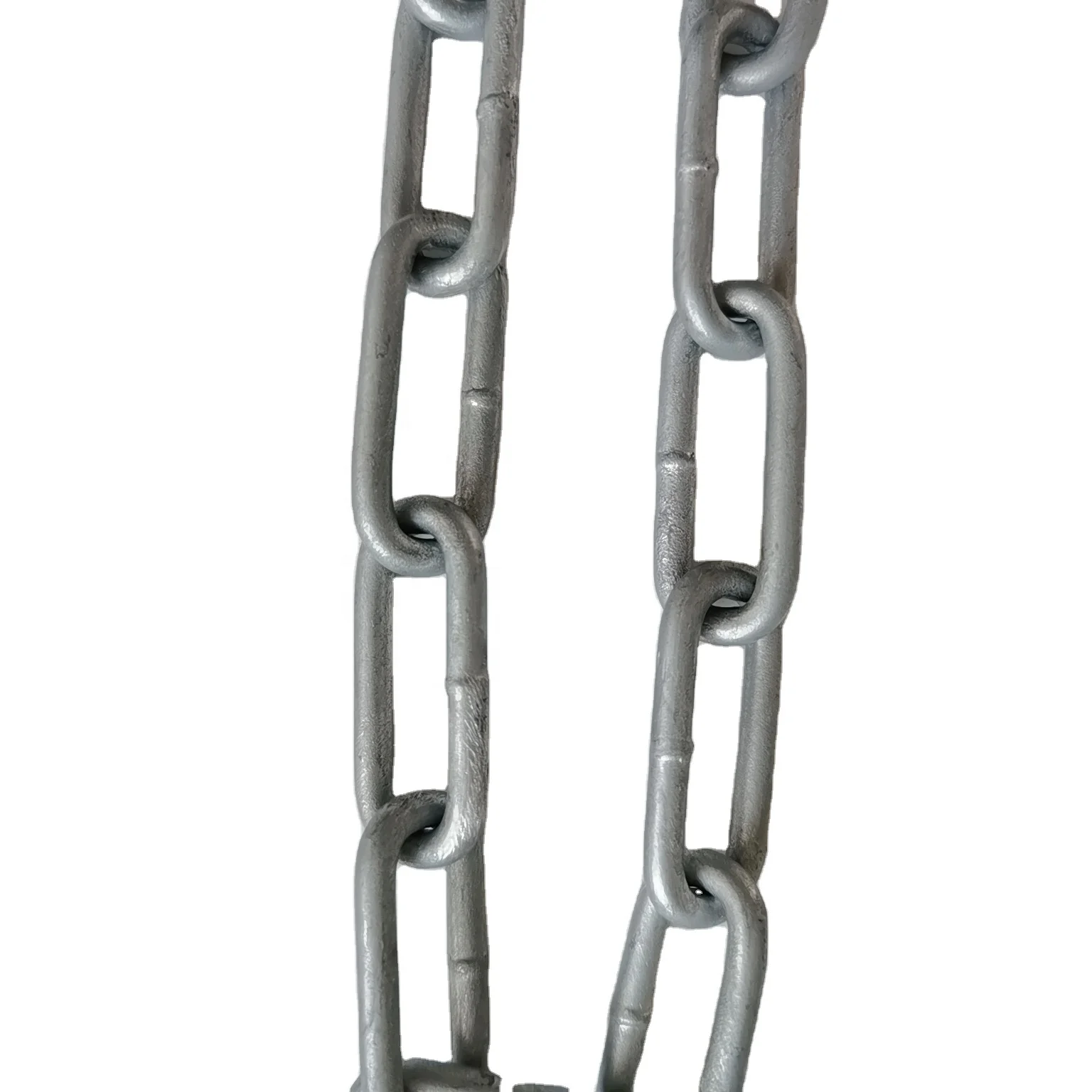 Smooth Welding 5MM Hot Dip Galvanized Steel DIN763 Long Link Chain