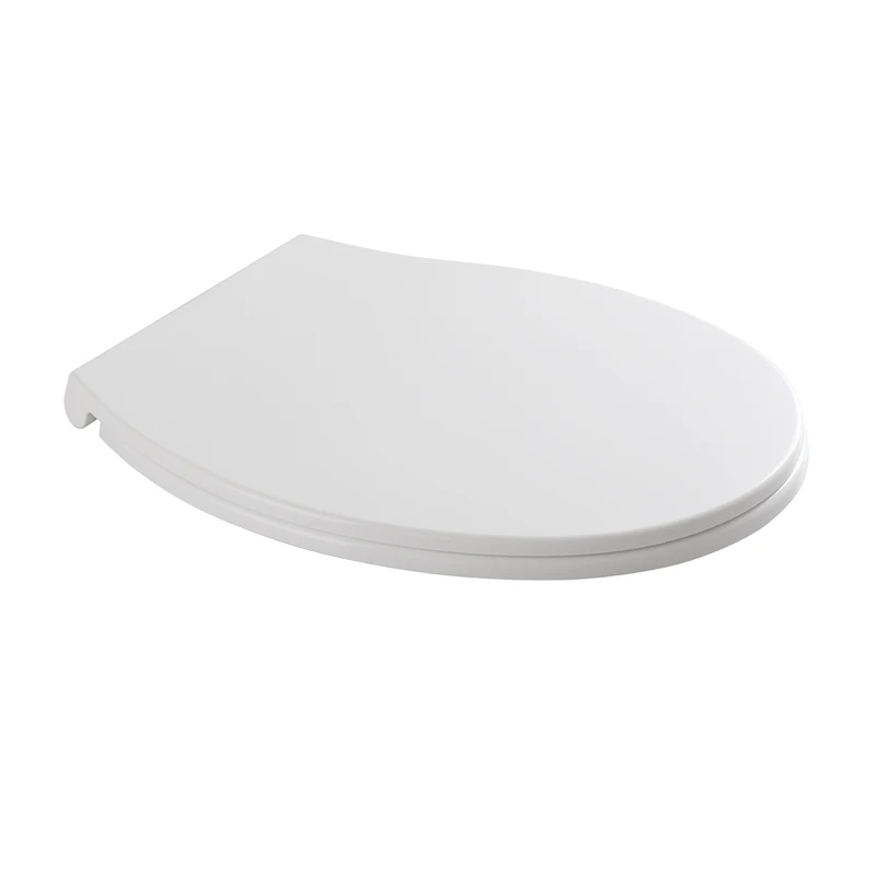 ANGEL modern ultra slim round shape toilet seats soft close top or bottom fix hinge stainless steel toilet seat cover