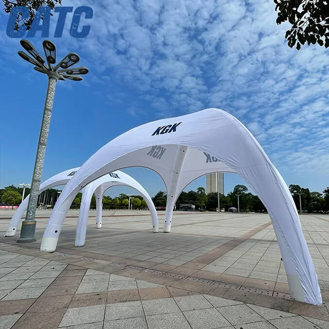 CATC Outdoor Party Marquee Inflatable Dome Tenda White Color with Logo Printing Airframe Tent for Sale Advertising Events