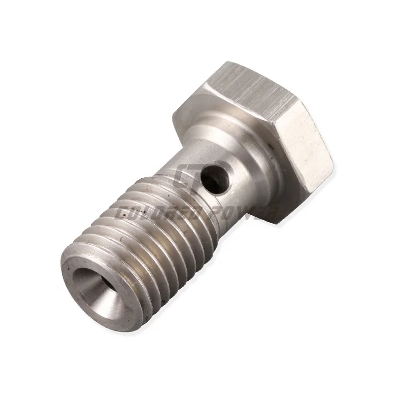 Racing Parts Stainless Steel Metric Long Single Banjo Bolt Screw Fitting