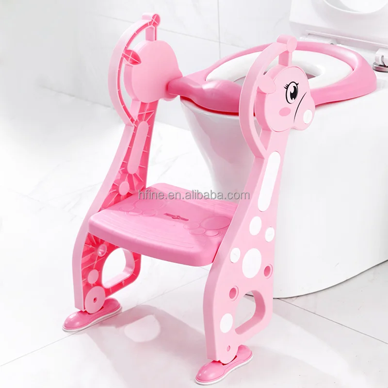 
2021 New Arrival Potty Training Toilet Seat with Step Stool Ladder for Kids and Toddler 