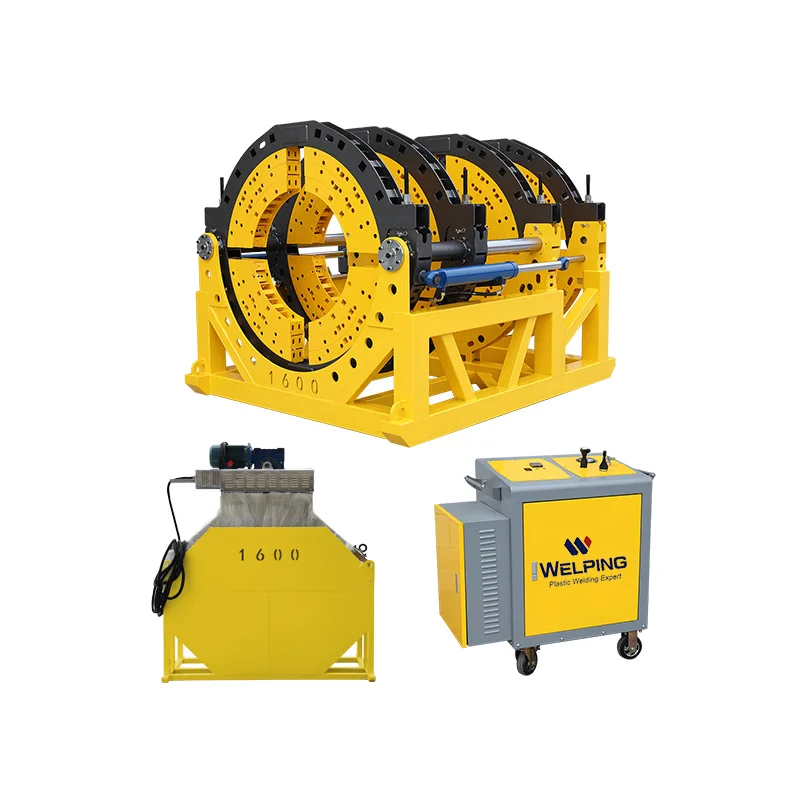 High quality 1600mm large size hdpe butt fusion welding machine hydraulic plastic pipe fusion welding machine