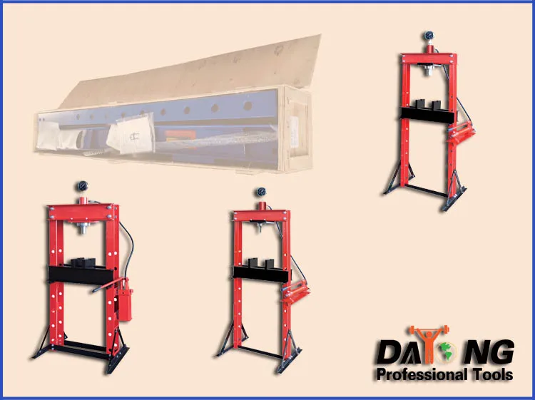 China Factory 30 ton Workshop Double Pump Hydraulic Shop Press