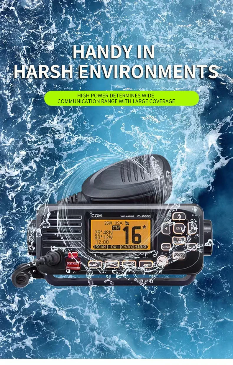 Maritime navigation communication BXIC-M220 radio base station  IPX7 water proof   CCS VHF radio telephone transceiver