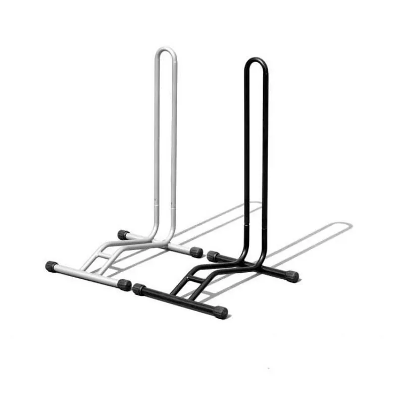 High quality L shaped detachable black Bike floor stand suitable for mountain bike bike parking rack