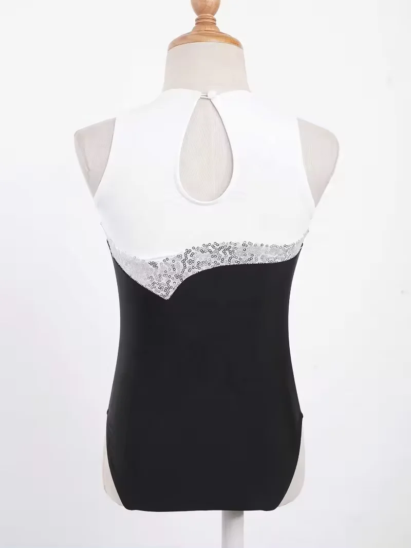 ballet leotard kids boys gymnastic gymnastics girls rhythmic gradient sequin custom dance leotards child with skirt mesh