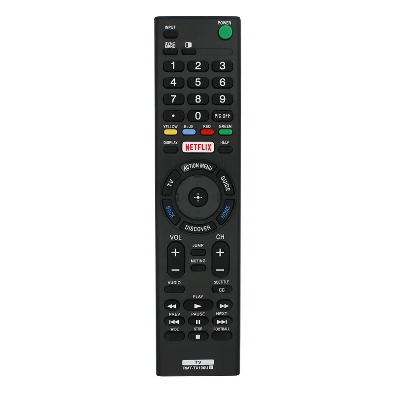 Remote Control RMT-TX100U fit for Sony TV KDL-55W800C KDL-75W850C XBR-65X930