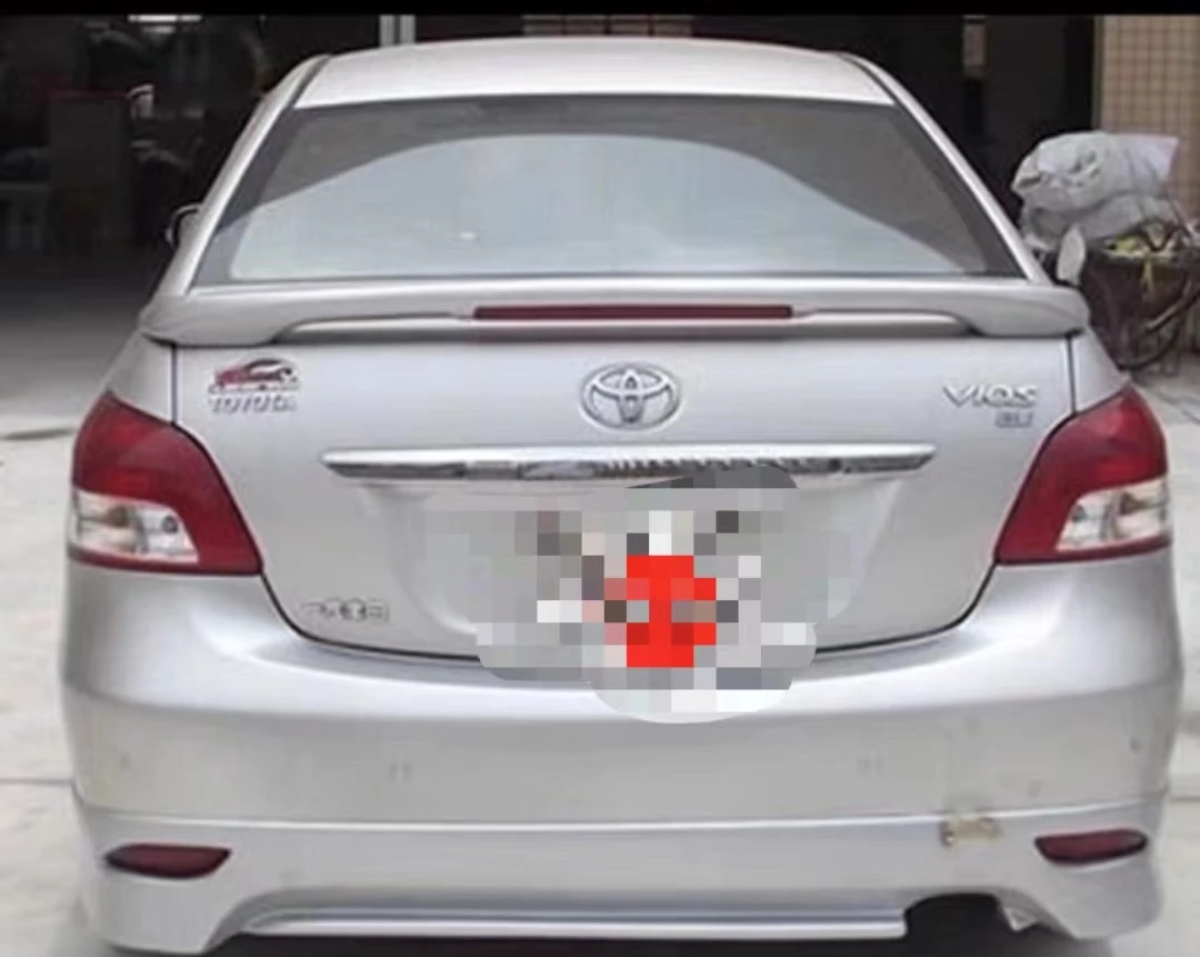 Mingao factory spoiler blow molded ABS sales of high-volume for toyota 07 vios  Spoiler