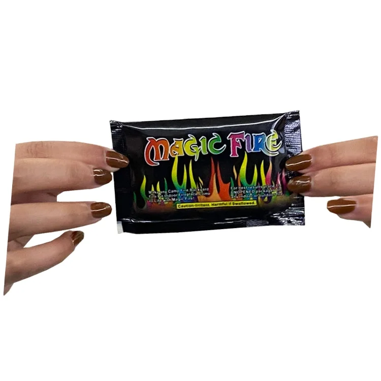 Magical Flames Fire Colorful Changing Packets art fire for camping party colorful material made in china Magical Flames Fire Col