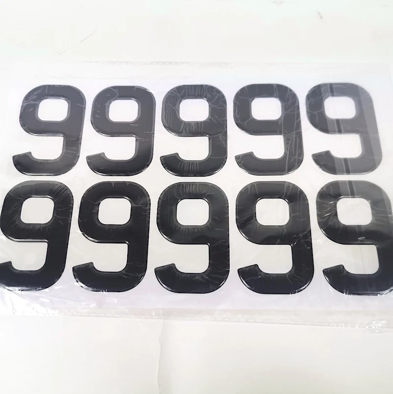 Custom 3d resin gel letter number office name plate 4D Acrylic car nameplate plate letter 5mm UK license plate letters
