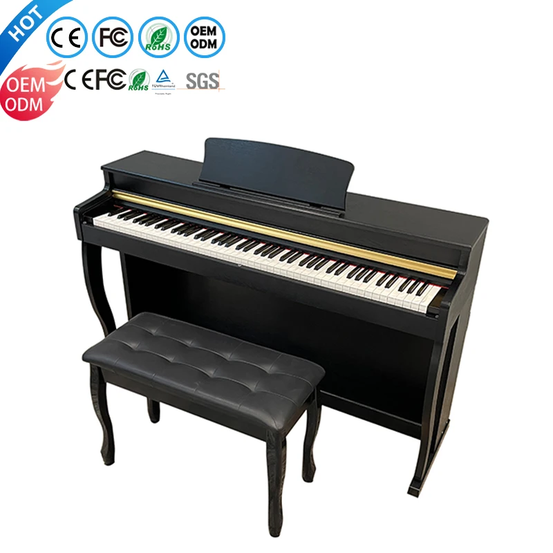 Custom Logo Weighting Piano Kids Musical Parts Keyboard Instruments Wholesale Price Upright Piano