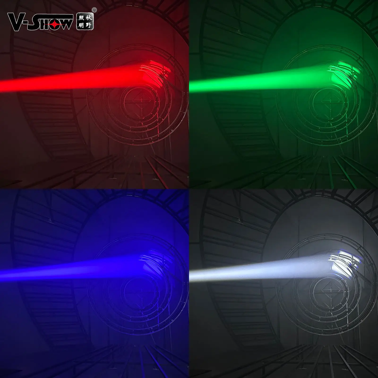 VSHOW R1940L Splash Wash Moving Heads 19pcs 40W RGBW LED Beam Wash Big Eye Moving Head DMX Stage Lights