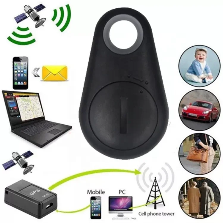 Mini Wireless Anti-lost Child Locator Smart Bluetooth Device Bi-Directional Alarm Tracker Phone Wallet GPS Keychains Finder