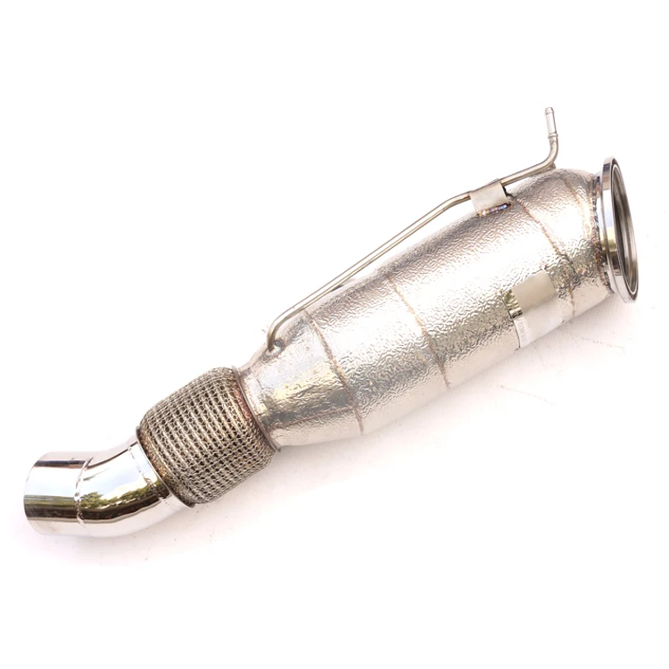 High performance stainless steel exhaust downpipe for BMW 540i 640i