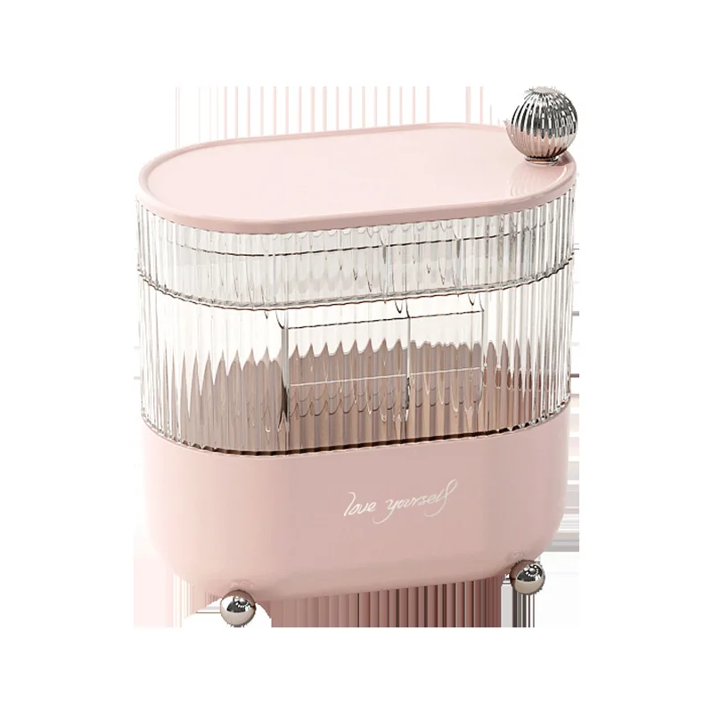 New Cosmetic Storage Tray 360 Rotating Makeup Organizer Small Storage & Organizer  Desk Organizer Box