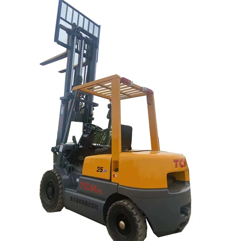Used TCM 2.5ton second hand high quality Used Forklifts Good Condition with Durable Isuzu Engine Low Price for Hot Sale