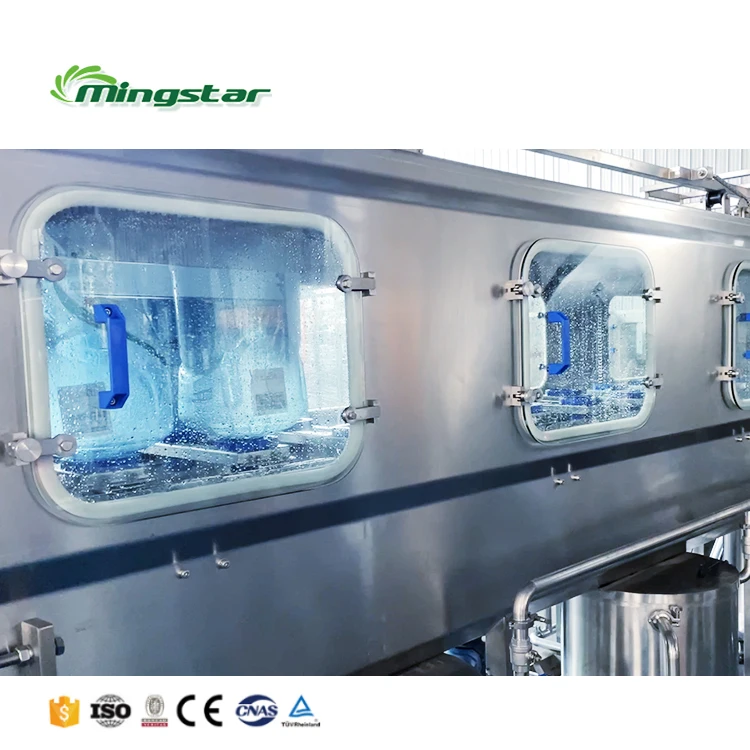 automatic bottling bucket water washing filling capping machine line 19 litre bottles 5 gallon machine