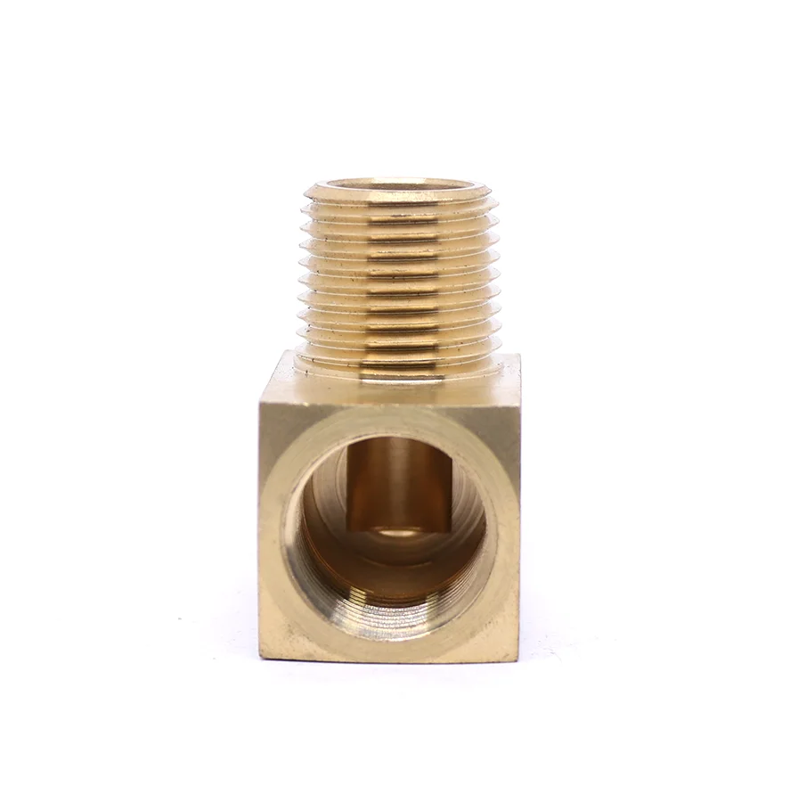 Brass fitting All copper transition joint tee middle male thread fuel quick connector gas pipe fitting