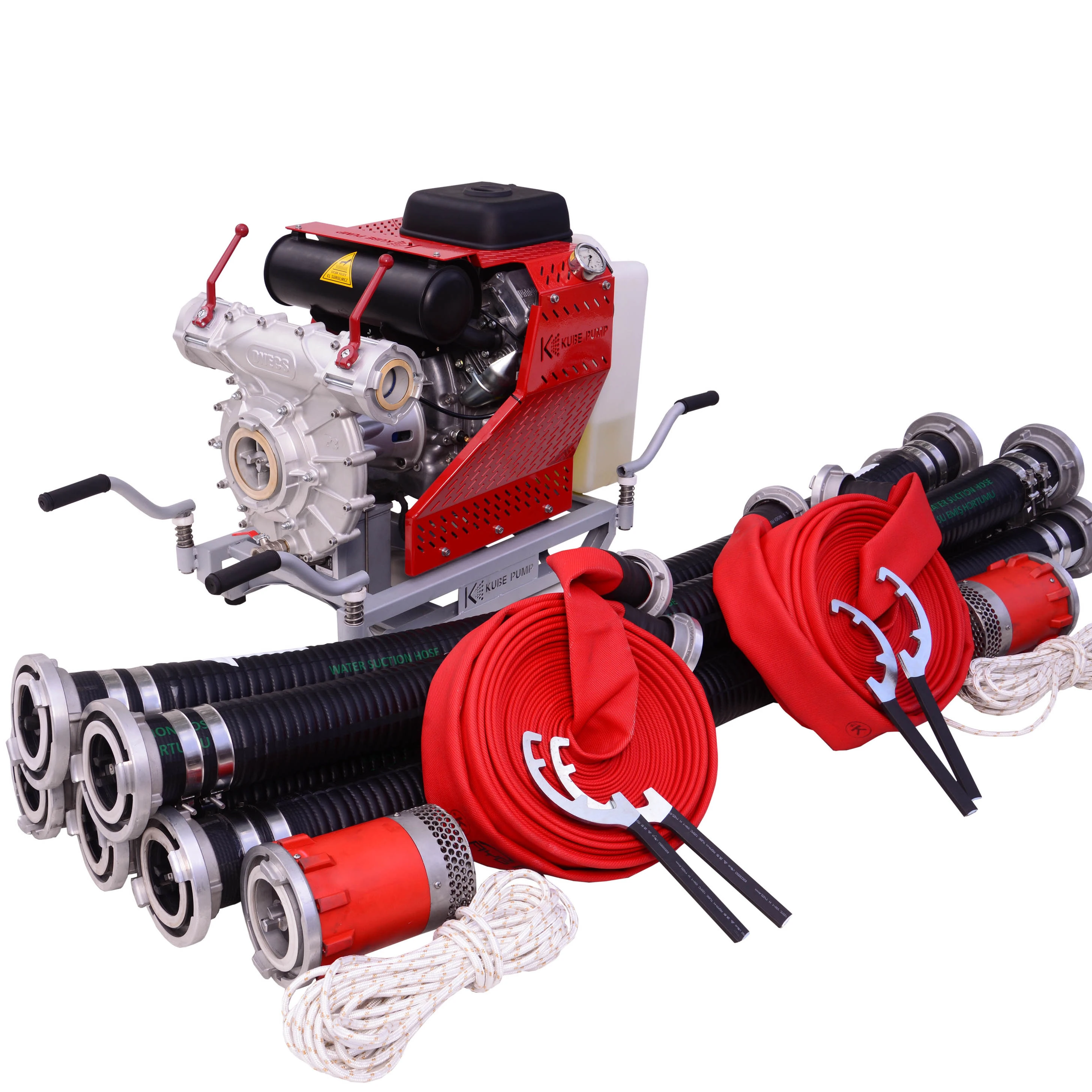 Дизельный Портативный пожарный насос мотоциклетный насос (Ломбардия 23 л.с.)