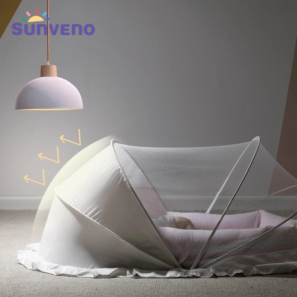 
Sunveno Portable Mesh Mosquito Net Cover Foldable Arched Mosquitos Nets Anti Mosquito for Baby Camping, Patio 