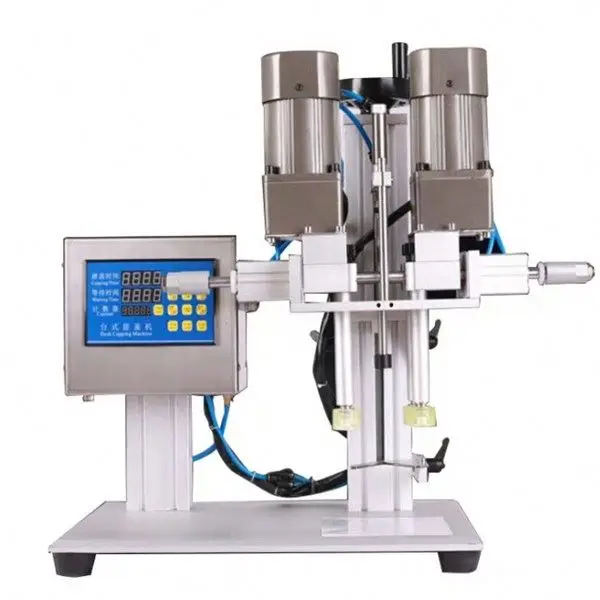 Direct supply from factory, table electric machine for sealing caps and bottles pet