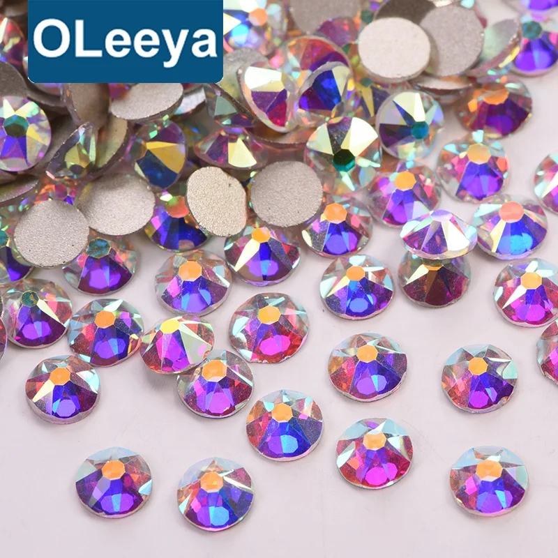 Wholesale High Quality 2088 Glass Non Hotfix Crystal Stone SS20 16 Cut Facets Non Hot Fix Rhinestone For Wedding Dresses