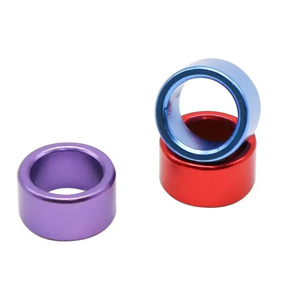 ID 8mm Height 4mm Aluminium Bird Ring Pigeon Leg Bands Outdoor Flying Training Identification Foot Ring 12 Pcs 6 Color ID 8mm H