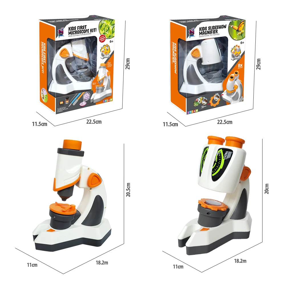 Hot Sale Portable Microscope Toy Zoom Science 1000x Digital Stem Kit Educational Scientific Toys For Kid Educational