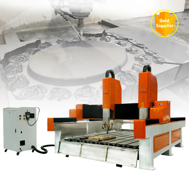 JCXstone высокоэффективный 1825 2 головки 3-осевой гранитный мрамор ЧПУ станок для резьбы по камню гравировка гранитного надгробия