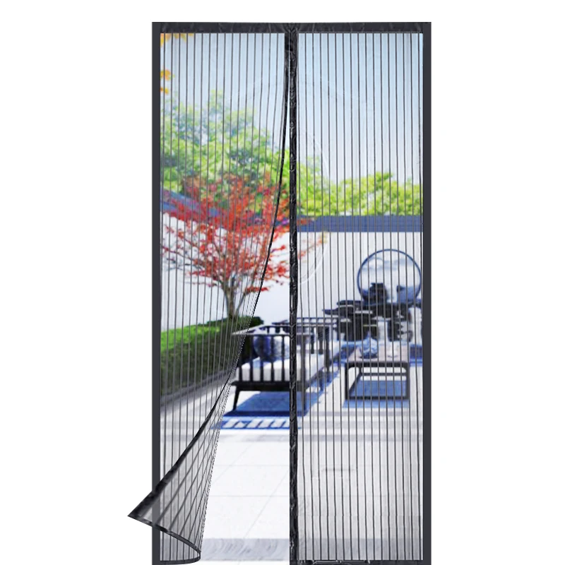 Pest Control Hot sale polyester door decoration mesh screen magnetic anti mosquito curtain