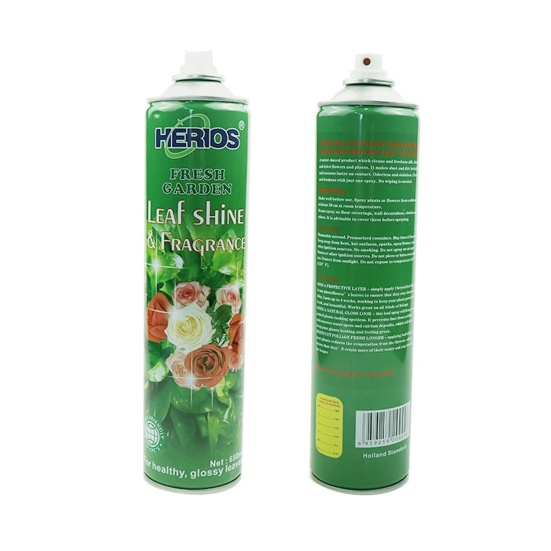 HERIOS Chrysal Leaf Shine Spray For Indoor Plants Makes Leaves Glossy Clean and Shine Easy to Use Aerosol Plant Spray