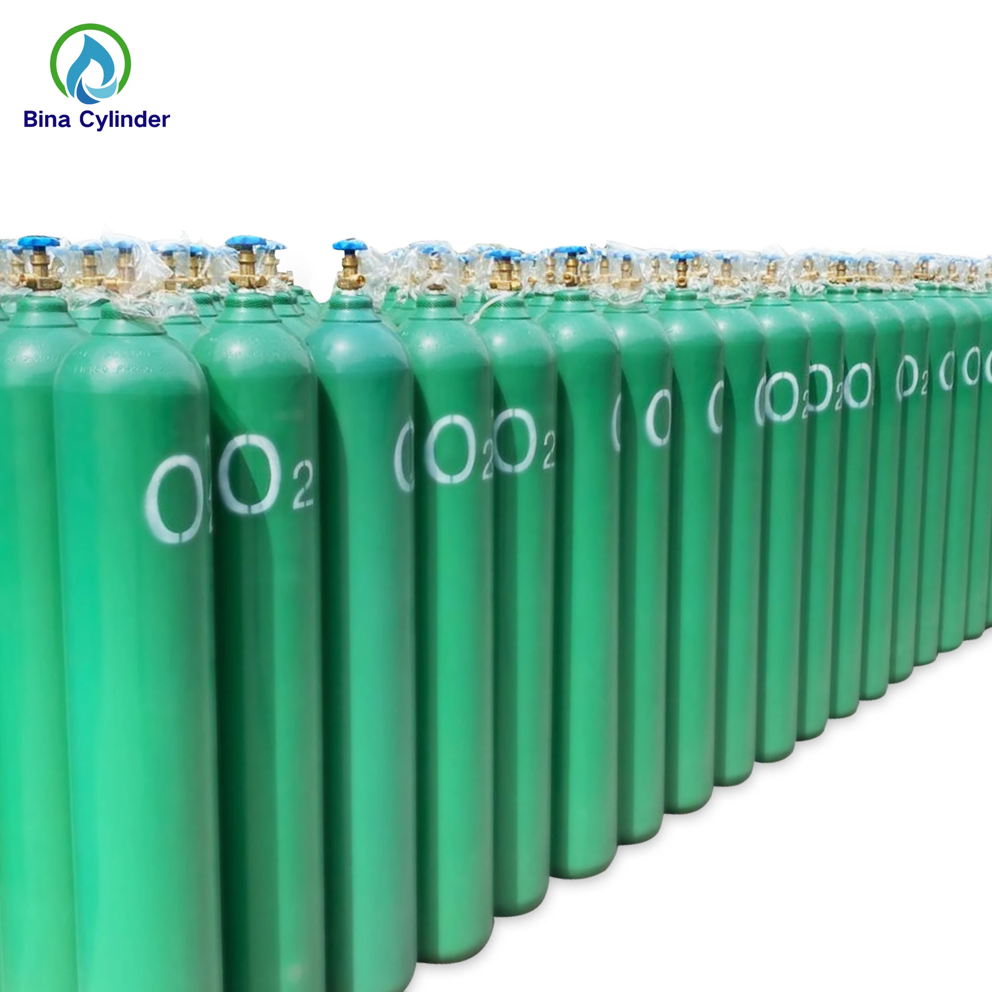 Bina Stock 40L High Pressure Seamless Oxigen Cylinder Medical 40l Oxygen Tank