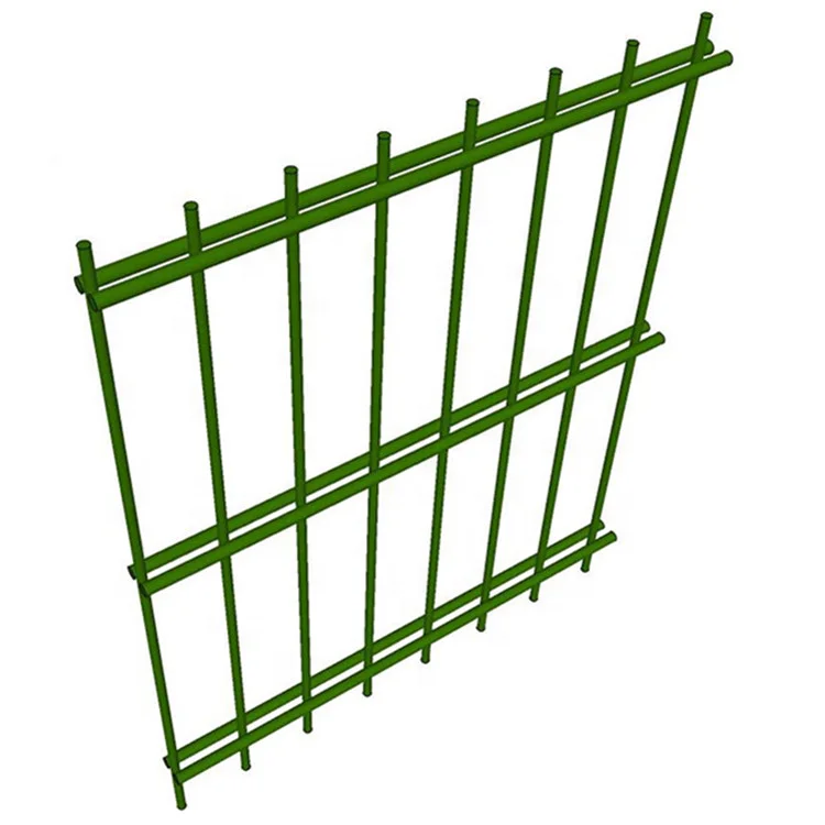 ECO Friendly Fence 868/656 Double Wire Fence Ornamental Welded Mesh Panel