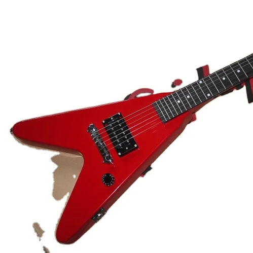 Flyoung Flying V shape Electric Guitar Small electric guitar Children/Travel Electric guitar